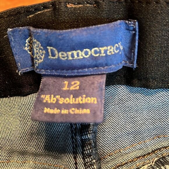 Democracy Absolution Jeans Dark Denim 12 Nice! - Picture 7 of 10